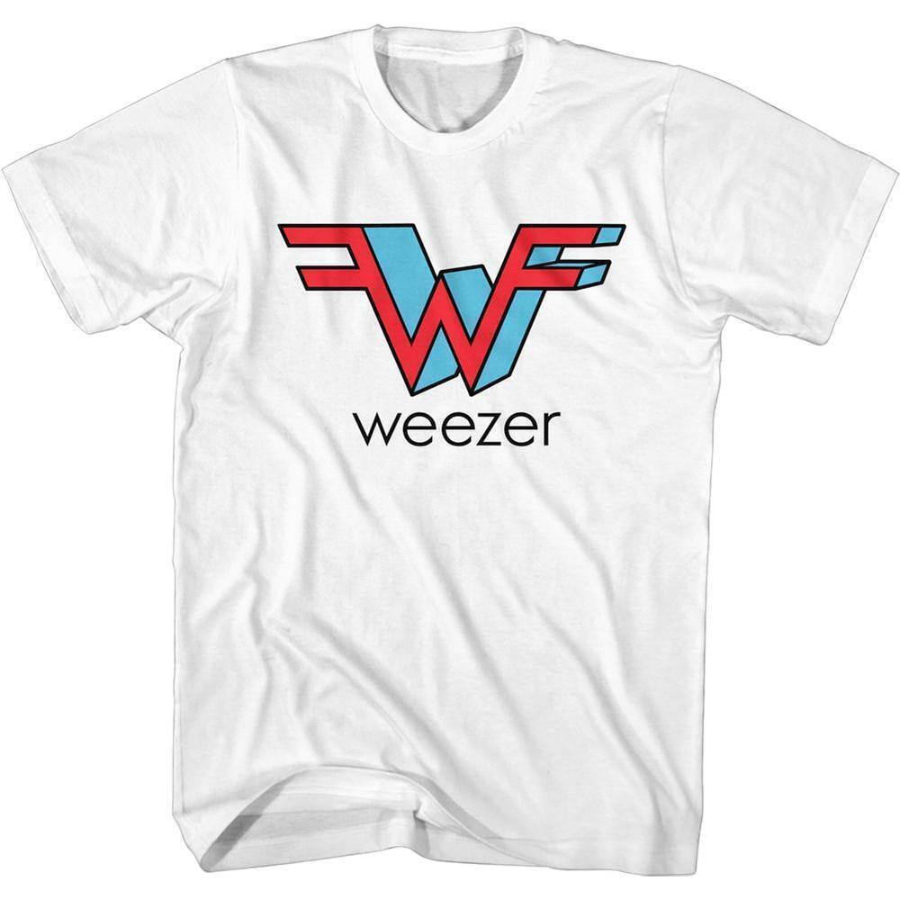 Weezer 3D W White Adult T Shirt